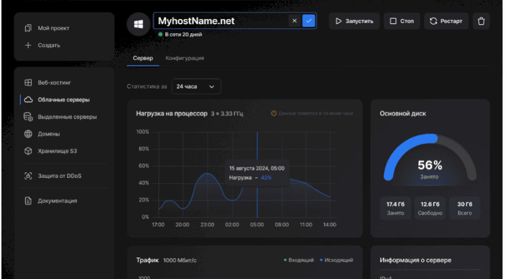 Личный кабинет GreyWeb